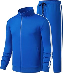 Hot Selling Winter Plus Size Hooded Casual Solid Sweat Suit <b>Flared</b> <b>Sweatpants</b> Hoodie Set Digital Print 100% Cotton Windproof - Product Image 5