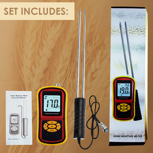 Pin-Type Moisture Meter Stainless Steel Agricultural Soil <b>Tester</b> Probe for Gardening, Agricultural - Product Image 3