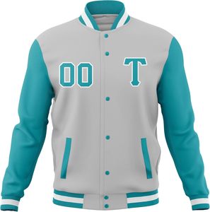 Veste universitaire haut de gamme personnalisée, style Letterman brodé, mélange de laine, manches en cuir, vêtement tendance - Product Image 1