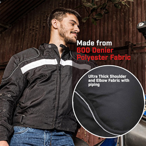 Chaquetas de Motociclismo Personalizadas OEM, Ropa de Aventura, Equipo Textil de Protección Nivel 2, Pakistán - Product Image 6