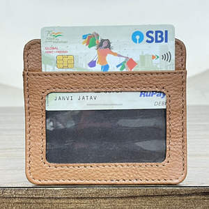 Nouveauté March Expo : Porte-cartes en cuir de vachette véritable à poils, porte-cartes d'identité design, étuis à cartes en gros pour unisexe - Product Image 6