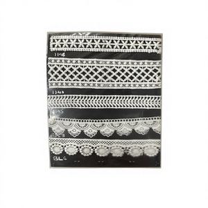 Encaje GPO de algodón premium con textura suave y diseño elegante para ropa étnica y casual. - Product Image 1