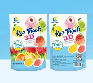 เยลลี่โมจิไดลอง รสผลไม้ 3 มิติ หวานอมเปรี้ยว บรรจุในถุง-ผลิตในเวียดนาม สำหรับเด็ก ของขวัญวันฮาโลวีน - Product Image 4