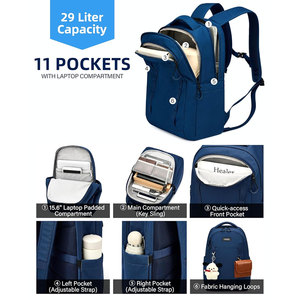 Nouveauté, sac à dos scolaire tendance de haute qualité, nouveau design, logo personnalisé, fermeture éclair fluide, confortable, grande capacité, léger - Product Image 2