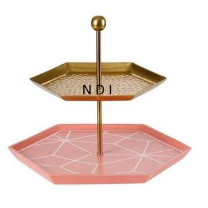 ชั้นวางโลหะชุบนิกเกิลสำหรับตกแต่งเค้กปาร์ตี้งานแต่งงานอุปกรณ์ตกแต่งเค้ก - Product Image 6