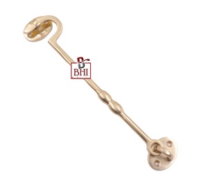 Gancho de cabina de hierro fundido y cerradura de pestillo de ojo Accesorios de hardware Los ganchos de cabina se utilizan para puertas internas o externas abren el armario - Product Image 5