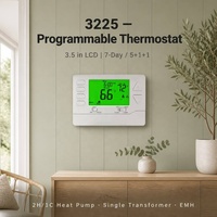 Toptan 7 Günlük 5+1+1 Programlanabilir Termostat, Filtre Değiştirme Hatırlatıcısı ve HVAC Sistemleri için Geniş LCD Ekranlı