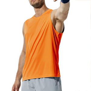 Latest Design Regular Fit Tank Top For Men Men Sleeveless High Quality Sustainable Quick Dry Summer Tank Tops for Men - Product Image 4
