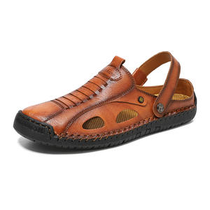 2026 New Men's Comfort Soft Leather Non-Slip Slip-On Casual Hollow <b>Shoes</b> <b>for</b> <b>Elderly</b> - Product Image 3