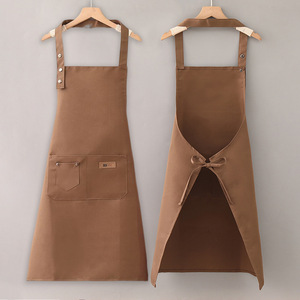 Delantal con Logotipo Bordado e Impreso Personalizado, Delantal de Cocina Impermeable con Bolsillos para Chefs Caseros, Panaderos y Profesionales - Product Image 4
