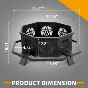43 Inch Outdoor <b>Fire</b> <b>Pit</b> for Outdoor Living Areas - Product Image 2