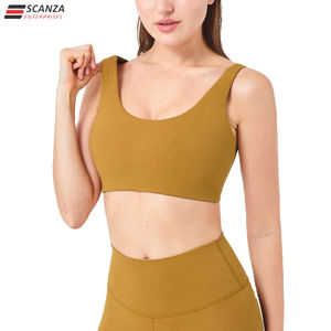 Ensemble de yoga personnalisé pour femme, taille mi-haute, imperméable, extensible, respirant, sans couture, imprimé, en Spandex/Nylon, 2 pièces, pour le fitness - Product Image 6