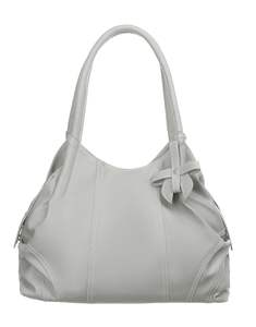 Sac Hobo en Cuir Gris Doux avec Deux Bretelles, Grand Sac à Main Souple pour Femme, Sac Fourre-tout Multi-Poches, Sac à Bandoulière Zippé pour le Travail - Product Image 3
