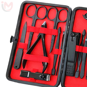 Kit professionnel de manucure et pédicure en acier inoxydable, 7 outils en 1, étui portable, style classique, pour adultes - Product Image 2