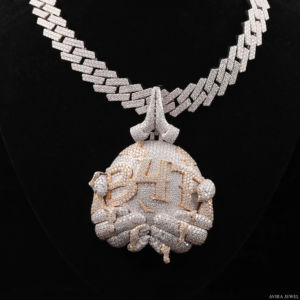 จี้เพชรโมอิสซาไนต์สุดหรู เงินแท้ 925 ชุบทองคำสีกุหลาบ สไตล์ฮิปฮอป สำหรับผู้ชายและผู้หญิง สวมใส่ในงานปาร์ตี้ ได้รับการรับรองจาก GRA - Product Image 6