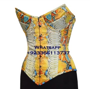 Faja Corsé Moldeadora de Tallas Grandes con Estampado Vaquero, Control Firme, Sexy, con Tirantes, Estilo Verano, para Mujer Adulta - Product Image 4