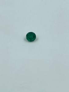 Piedra Suelta de Esmeralda Verde Natural, Corte Brillante Redondo de Alta Calidad Premium, 4.80 mm, 0.40 ct, para Joyería - Product Image 6