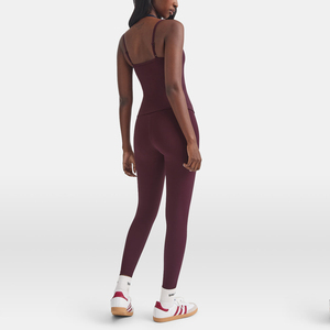 Débardeur tricoté double couche en coton 100% pour femme, col rond, respirant, léger, extensible dans les quatre sens, séchage rapide, vente en gros - Product Image 3
