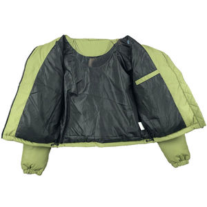 Vestes matelassées imperméables pour hommes de qualité supérieure, 100 % coton, pour l'hiver, col montant, logo personnalisé, pour activités de plein air. - Product Image 3