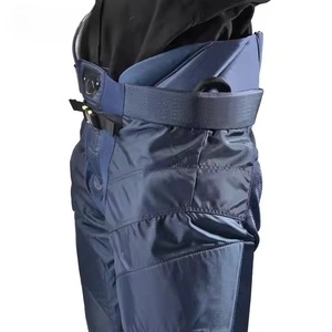 Pantalones de Hockey sobre Hielo para Hombre, Transpirables, Ecológicos, que Absorben la Humedad, con Correa de Hebilla, Color Azul Sólido, Poliéster, Ajuste Atlético, para Todas las Temporadas - Product Image 2