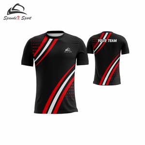 Camisetas de Pickleball Personalizadas para Hombre con Logotipo Personalizado, Mezcla de Poliéster/Algodón Tejido, Fabricante OEM/ODM - Product Image 5