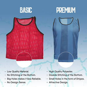 Training <b>Bibs</b> Wholesale Adult Custom Soccer Jersey <b>Bibs</b> All Season 100% Polyester Quick Dry Sport Training Vest With Custom Logo - Product Image 3