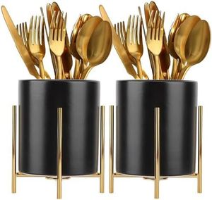 Exclusive Metal Cutlery Holder For Designer <b>Kitchen</b> <b>Accessories</b> Creating Sophisticated Utensil Arrangement - Product Image 5