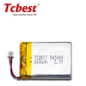 공장 직접 OEM 402035 803450 105050 103040 523450 502030 543040 충전식 600mAh 리튬 폴리머 3.7v lipo 배터리 - Product Image 4