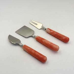 3 Pcs Cheese <b>Knives</b> Set Stainless Steel Painting <b>Knives</b> With Resin Handle Custom Palette <b>Knife</b> for Cheese and Butter <b>Slice</b> - Product Image 3