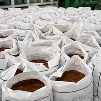 Sac de 25 kg de fibres de coco 100 % naturelles, tourbe de coco en vrac, pH 6,5-7, faible EC, biodégradable, écologique, haute rétention d'eau, léger, 200 L