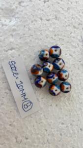 Millefiori Flower Glass <b>Beads</b> 10mm Round Multicolor Lampwork <b>Beads</b> for Jewelry Making <b>Bracelet</b> Necklace Craft Supplies - Product Image 2