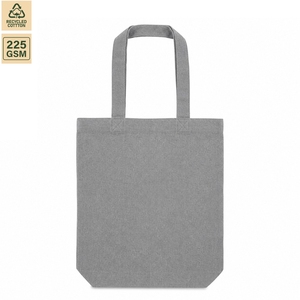 Sac fourre-tout en toile de coton recyclé avec poche intérieure 225 GSM Gris Sac de shopping promotionnel avec logo personnalisé Vente en gros OEM ODM Exportateur - Product Image 1