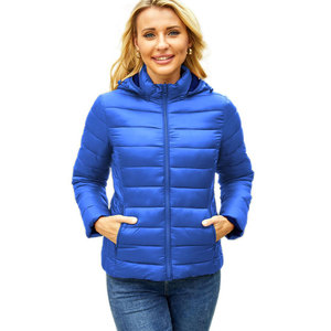 Chaqueta Acolchada con Capucha para Mujer, Cálida, Transpirable, Impermeable, Ligera, Brillante, para Invierno - Product Image 5