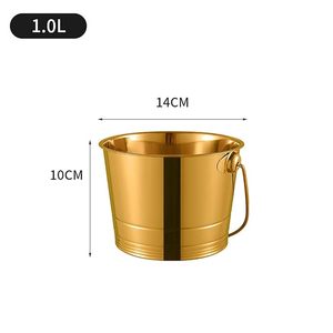 Bañera Enfriadora de Bebidas Grande de Acero Inoxidable, Cubo de Hielo Metálico Resistente para Enfriar Bebidas, Accesorios de Bar, Fiestas, Bodas, Uso Doméstico - Product Image 4