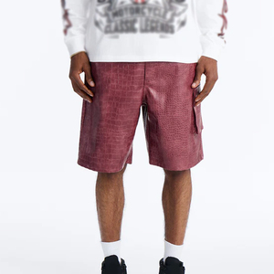Shorts en cuir pour homme, nouvelle collection, qualité supérieure, design dernier cri, durables, légers, sur mesure. - Product Image 1