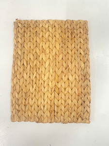 Manteles Individuales Rectangulares de Bambú Hechos a Mano con Jacinto de Agua, Estilo Bohemio, Diseño Tejido en Color Natural - Product Image 1