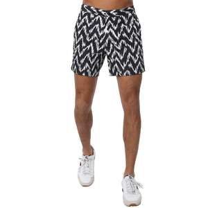 Palm Print Swim Trunks Mens Lightweight Tropical Beachwear Quick Dry Summer Resort OEM Wholesale Factory - Product Image 6