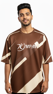 Regular Fit Sublimation Polyester/Cotton <b>T</b>-<b>Shirt</b> <b>Men's</b> Modern Casual Streetwear - Product Image 4