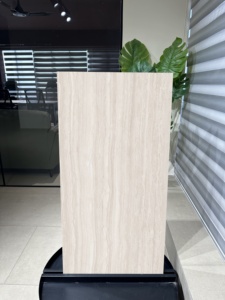 Azulejos de Porcelana Premium Travertino Nova Crema |   Estética Natural del Travertino |   Azulejos de Pared de Lujo para Escaleras Exteriores Adhesivos - Product Image 1
