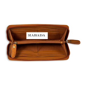 กระเป๋าหนังวัวสำหรับผู้หญิงกระเป๋าคลัทช์สีน้ำตาลคล้องข้อมือกระเป๋าสตางค์ผู้หญิงสไตล์ Cowgirl ปรับแต่งกระเป๋าสตางค์สีน้ำตาล - Product Image 3