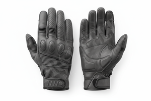 Gants de moto en cuir respirants et protecteurs, compatibles écran tactile, antidérapants, équipement de moto durable, faible MOQ, vente en gros - Product Image 4
