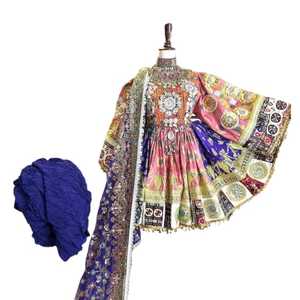Vestido Afgano Kuchi de la Mejor Calidad, Tallas Personalizadas, Estilo Indio Banjara, Vestidos de Fiesta de Danza del Vientre, Vestido de Novia con Bordado Intenso para Mujer - Product Image 1