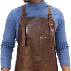 Delantal de Cuero Ajustable de Primera Calidad, Delantal Multifuncional con Pechera, Delantal de Cuero Premium para Trabajo al Aire Libre, Delantal de Cuero para Artesanía - Product Image 5