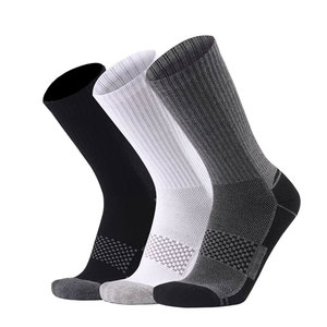 Unisex Premium Custom Polyester <b>Wool</b>-Liner Anti-Slip Casual Crew <b>Socks</b> Winter Outdoor Soccer Workouts-Geometric Pattern Cuff - Product Image 4