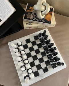 Marble <b>chess</b> <b>set</b> luxury <b>chess</b> <b>board</b> black white <b>chess</b> <b>set</b> stone <b>chess</b> <b>board</b> premium <b>chess</b> <b>set</b> decorative <b>chess</b> <b>board</b> - Product Image 4