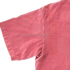 T-shirts pour hommes de qualité supérieure, logo personnalisé OEM, couleur rose, col rond, grande taille, coton, t-shirts pour hommes de la rue principale - Product Image 3