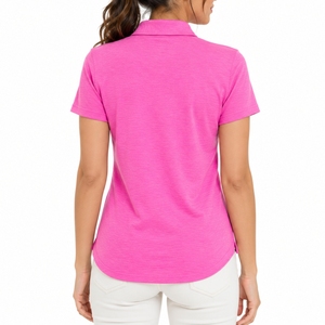 Camiseta Polo Clásica para Mujer, Tela Suave, Estilo Clásico, Ajuste Cómodo, Tela Transpirable, Uso Diario, Camiseta Polo de Manga Corta para Hombre - Product Image 3