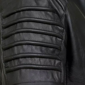 Latest Style High Quality Waterproof Breathable Winter <b>Leather</b> Bomber <b>Jackets</b> in Cheap Price High Street Style for Men - Product Image 4