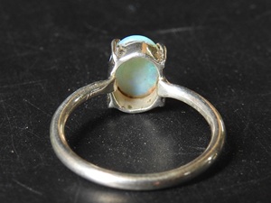 Solid Australian <b>Opal</b> <b>Ring</b>-Multi Fire Effect-925 Sterling Silver-October Birthstone-Classic Style-Prong Setting-Third Party - Product Image 6