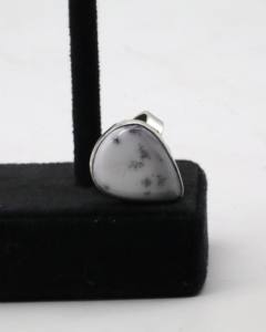 Natural Agate <b>Adjustable</b> <b>Ring</b> for Women – German Silver Handmade Agate Stone <b>Ring</b> Boho Gemstone Jewelry - Product Image 4